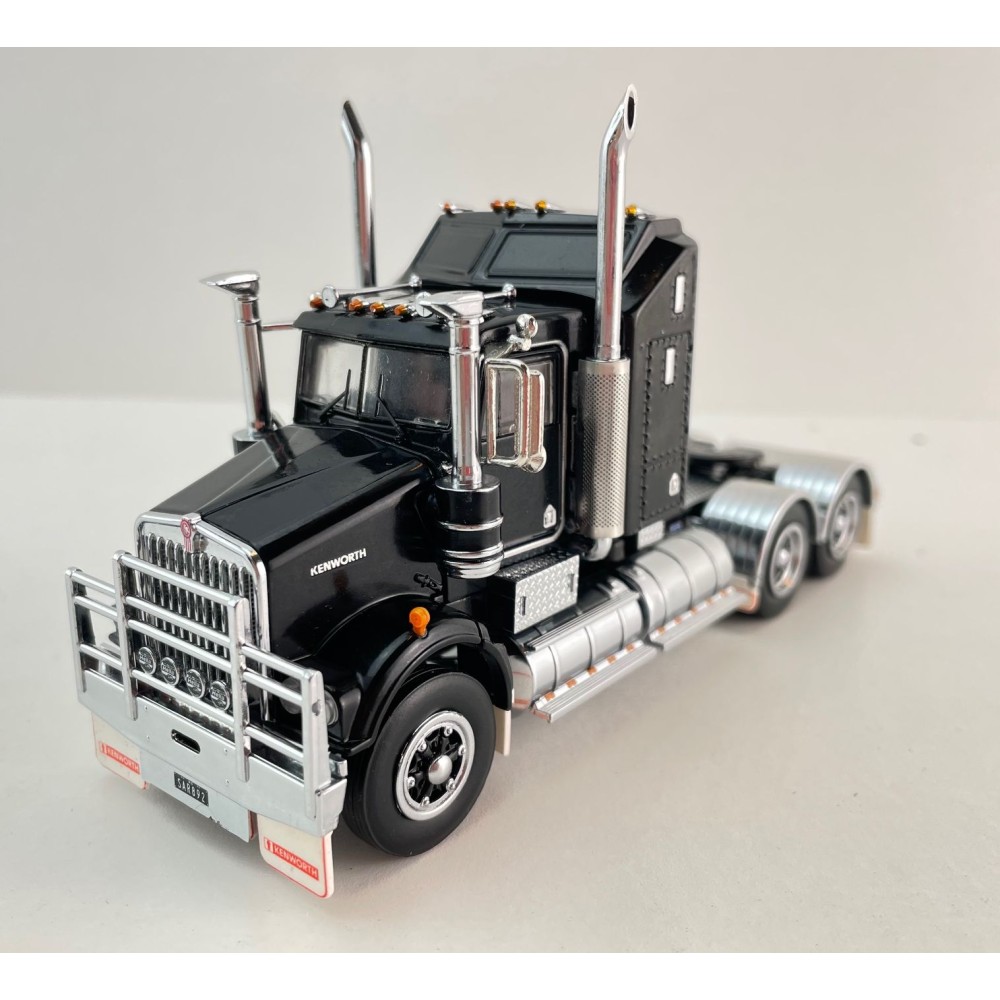 Iconic Replicas - Kenworth W900 SAR Aerodyne 6x4 Prime Mover Truck Black Spider Wheels - Scale 1:50