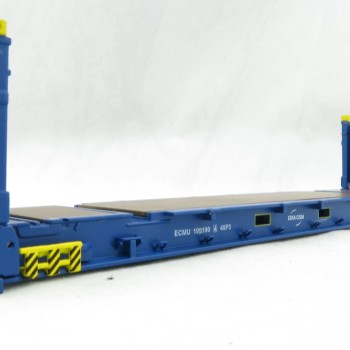 Iconic Replicas - 40 ft Flat Rack Shipping Container - CMA CGM - Scale 1:50