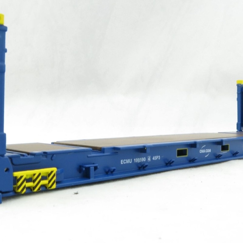 Iconic Replicas - 40 ft Flat Rack Shipping Container - CMA CGM - Scale 1:50