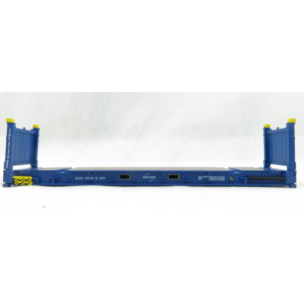 Iconic Replicas - 40 ft Flat Rack Shipping Container - CMA CGM - Scale 1:50