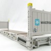 Iconic Replicas - 40 ft Flat Rack Shipping Container - Maersk - Scale 1:50