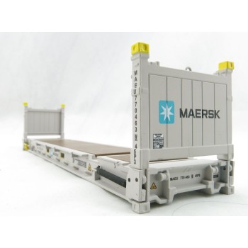 Iconic Replicas - 40 ft Flat Rack Shipping Container - Maersk - Scale 1:50