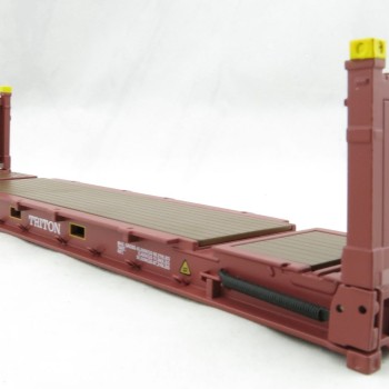 Iconic Replicas - 40 ft Flat Rack Shipping Container - TRITON - Scale 1:50