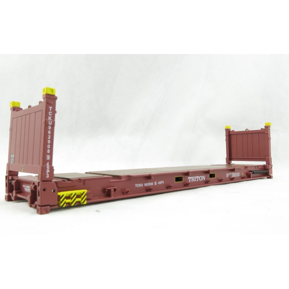 Iconic Replicas - 40 ft Flat Rack Shipping Container - TRITON - Scale 1:50
