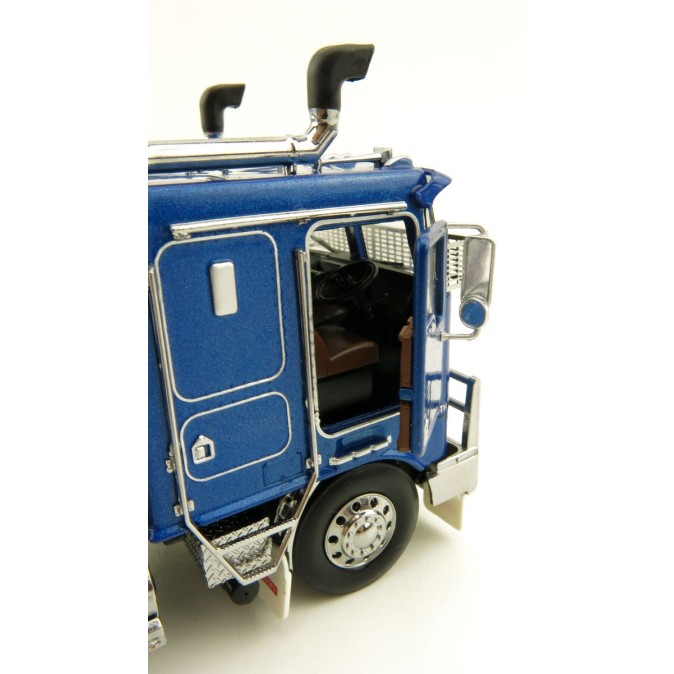 Iconic Replicas - Australian Kenworth K100G 6x4 Prime Mover Truck Metallic Blue - Scale 1:50