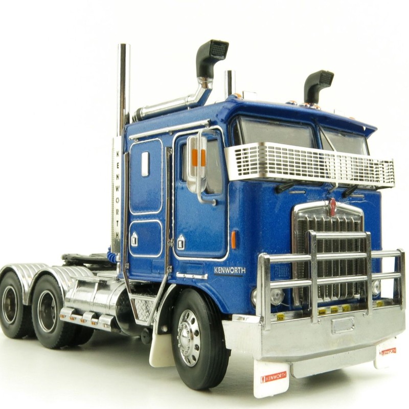 Iconic Replicas - Australian Kenworth K100G 6x4 Prime Mover Truck Metallic Blue - Scale 1:50
