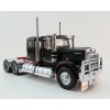 Iconic Replicas - Australian Kenworth W900 6x4 Lowline Bunk Truck Black Red - Scale 1:50