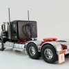 Iconic Replicas - Australian Kenworth W900 6x4 Lowline Bunk Truck Black Red - Scale 1:50