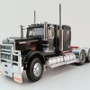 Iconic Replicas - Australian Kenworth W900 6x4 Lowline Bunk Truck Black Red - Scale 1:50