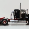 Iconic Replicas - Australian Kenworth W900 6x4 Lowline Bunk Truck Black Red Spider - Scale 1:50