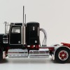 Iconic Replicas - Australian Kenworth W900 6x4 Lowline Bunk Truck Black Red Spider - Scale 1:50