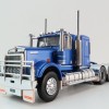 Iconic Replicas - Australian Kenworth W900 6x4 Lowline Bunk Truck Blue Metallic - Scale 1:50