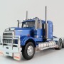 Iconic Replicas - Australian Kenworth W900 6x4 Lowline Bunk Truck Blue Metallic - Scale 1:50