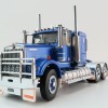 Iconic Replicas - Australian Kenworth W900 6x4 Lowline Bunk Truck Blue Metallic Spider - Scale 1:50