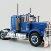 Iconic Replicas - Australian Kenworth W900 6x4 Lowline Bunk Truck Blue Metallic Spider - Scale 1:50