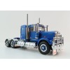 Iconic Replicas - Australian Kenworth W900 6x4 Lowline Bunk Truck Blue Metallic Spider - Scale 1:50