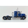 Iconic Replicas - Australian Kenworth W900 6x4 Lowline Bunk Truck Blue Metallic Spider - Scale 1:50