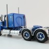 Iconic Replicas - Australian Kenworth W900 6x4 Lowline Bunk Truck Blue Metallic Spider - Scale 1:50