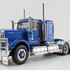 Iconic Replicas - Australian Kenworth W900 6x4 Lowline Bunk Truck Blue Metallic Spider - Scale 1:50