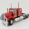 Iconic Replicas - Australian Kenworth W900 6x4 Lowline Bunk Truck Red Black - Scale 1:50