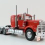 Iconic Replicas - Australian Kenworth W900 6x4 Lowline Bunk Truck Red Black - Scale 1:50