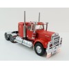Iconic Replicas - Australian Kenworth W900 6x4 Lowline Bunk Truck Red Black - Scale 1:50