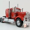 Iconic Replicas - Australian Kenworth W900 6x4 Lowline Bunk Truck Red Black - Scale 1:50