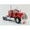 Iconic Replicas - Australian Kenworth W900 6x4 Lowline Bunk Truck Red Black - Scale 1:50