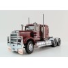 Iconic Replicas - Australian Kenworth W900 6x4 Lowline Bunk Truck Vintage Burgundy  - Scale 1:50