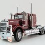Iconic Replicas - Australian Kenworth W900 6x4 Lowline Bunk Truck Vintage Burgundy  - Scale 1:50