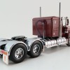 Iconic Replicas - Australian Kenworth W900 6x4 Lowline Bunk Truck Vintage Burgundy  - Scale 1:50