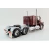 Iconic Replicas - Australian Kenworth W900 6x4 Lowline Bunk Truck Vintage Burgundy  - Scale 1:50