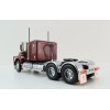 Iconic Replicas - Australian Kenworth W900 6x4 Lowline Bunk Truck Vintage Burgundy  - Scale 1:50