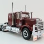 Iconic Replicas - Australian Kenworth W900 6x4 Lowline Bunk Truck Vintage Burgundy Spider - Scale 1:50