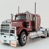 Iconic Replicas - Australian Kenworth W900 6x4 Lowline Bunk Truck Vintage Burgundy Spider - Scale 1:50