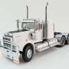 Iconic Replicas - Australian Kenworth W900 6x4 Lowline Bunk Truck White Black - Scale 1:50