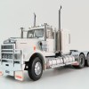 Iconic Replicas - Australian Kenworth W900 6x4 Lowline Bunk Truck White Black - Scale 1:50