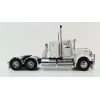 Iconic Replicas - Australian Kenworth W900 6x4 Lowline Bunk Truck White Black - Scale 1:50