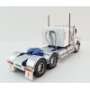 Iconic Replicas - Australian Kenworth W900 6x4 Lowline Bunk Truck White Blue - Scale 1:50