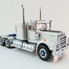 Iconic Replicas - Australian Kenworth W900 6x4 Lowline Bunk Truck White Blue Spider - Scale 1:50