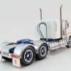 Iconic Replicas - Australian Kenworth W900 6x4 Lowline Bunk Truck White Blue Spider - Scale 1:50