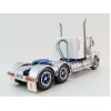Iconic Replicas - Australian Kenworth W900 6x4 Lowline Bunk Truck White Blue Spider - Scale 1:50