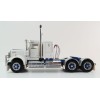 Iconic Replicas - Australian Kenworth W900 6x4 Lowline Bunk Truck White Blue Spider - Scale 1:50