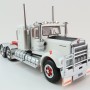 Iconic Replicas - Australian Kenworth W900 6x4 Lowline Bunk Truck White Red Spider - Scale 1:50