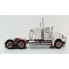 Iconic Replicas - Australian Kenworth W900 6x4 Lowline Bunk Truck White Red Spider - Scale 1:50