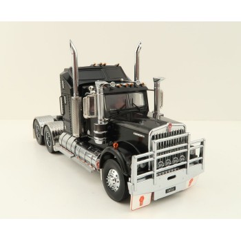 Iconic Replicas - Australian Kenworth W900 6x4 Prime Mover Truck Black - Scale 1:50