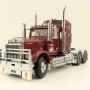 Iconic Replicas - Australian Kenworth W900 6x4 Prime Mover Truck Burgundy - Scale 1:50