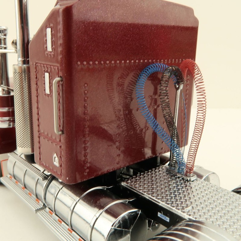 Iconic Replicas - Australian Kenworth W900 6x4 Prime Mover Truck Burgundy - Scale 1:50