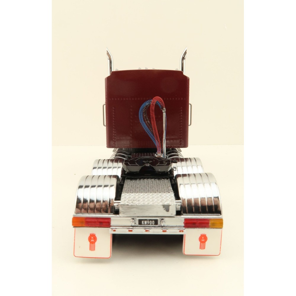 Iconic Replicas - Australian Kenworth W900 6x4 Prime Mover Truck Burgundy - Scale 1:50