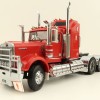 Iconic Replicas - Australian Kenworth W900 6x4 Prime Mover Truck Red - Scale 1:50